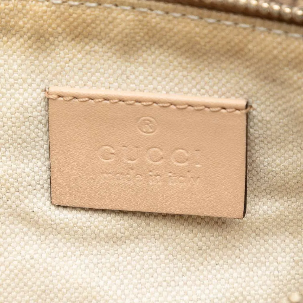Gucci Medium GG Canvas Craft Tote Brown Canvas Fair - Box View