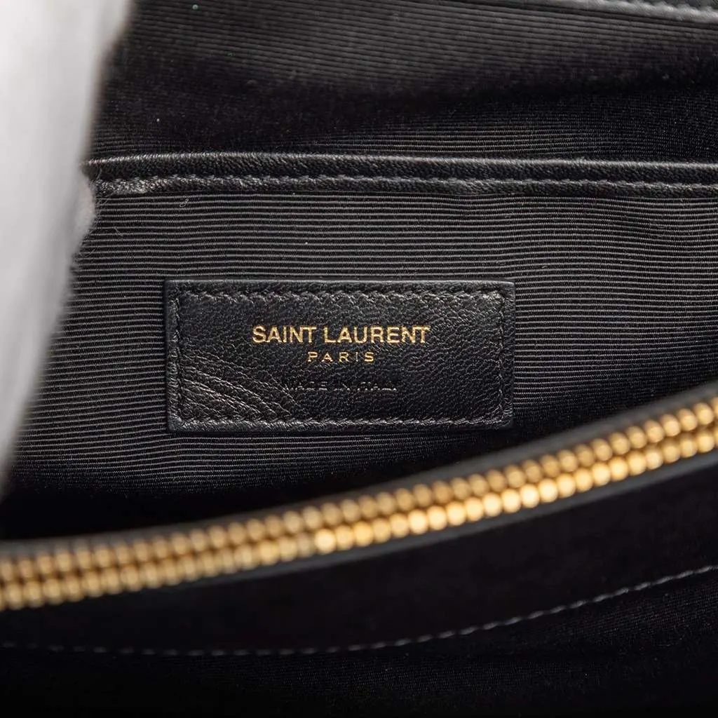 Saint Laurent Medium Moujik Top Handle Bag Black Leather Good - Box View
