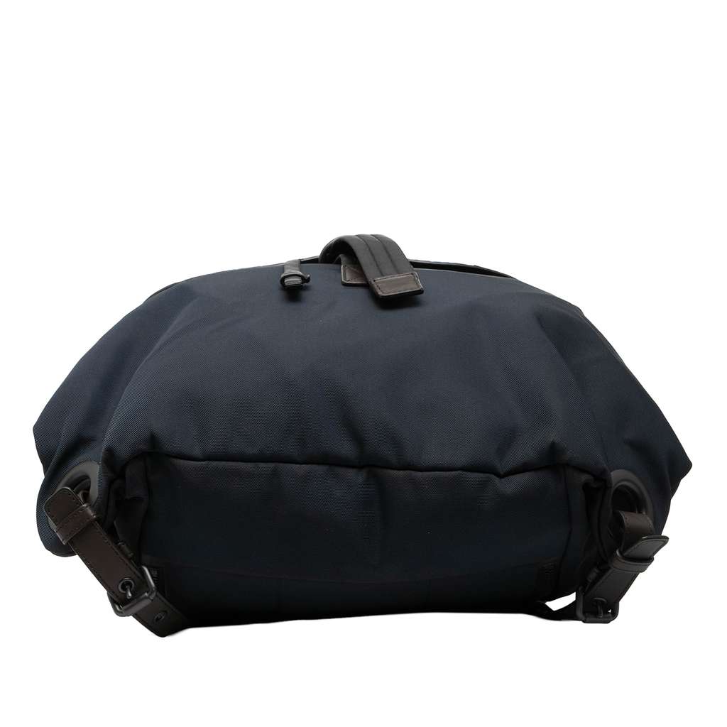 Bottega Veneta Canvas and Nappa Intrecciato Flap Backpack - 3