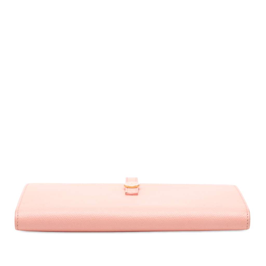 Chanel CC Grained Calfskin Flap Long Wallet - 3