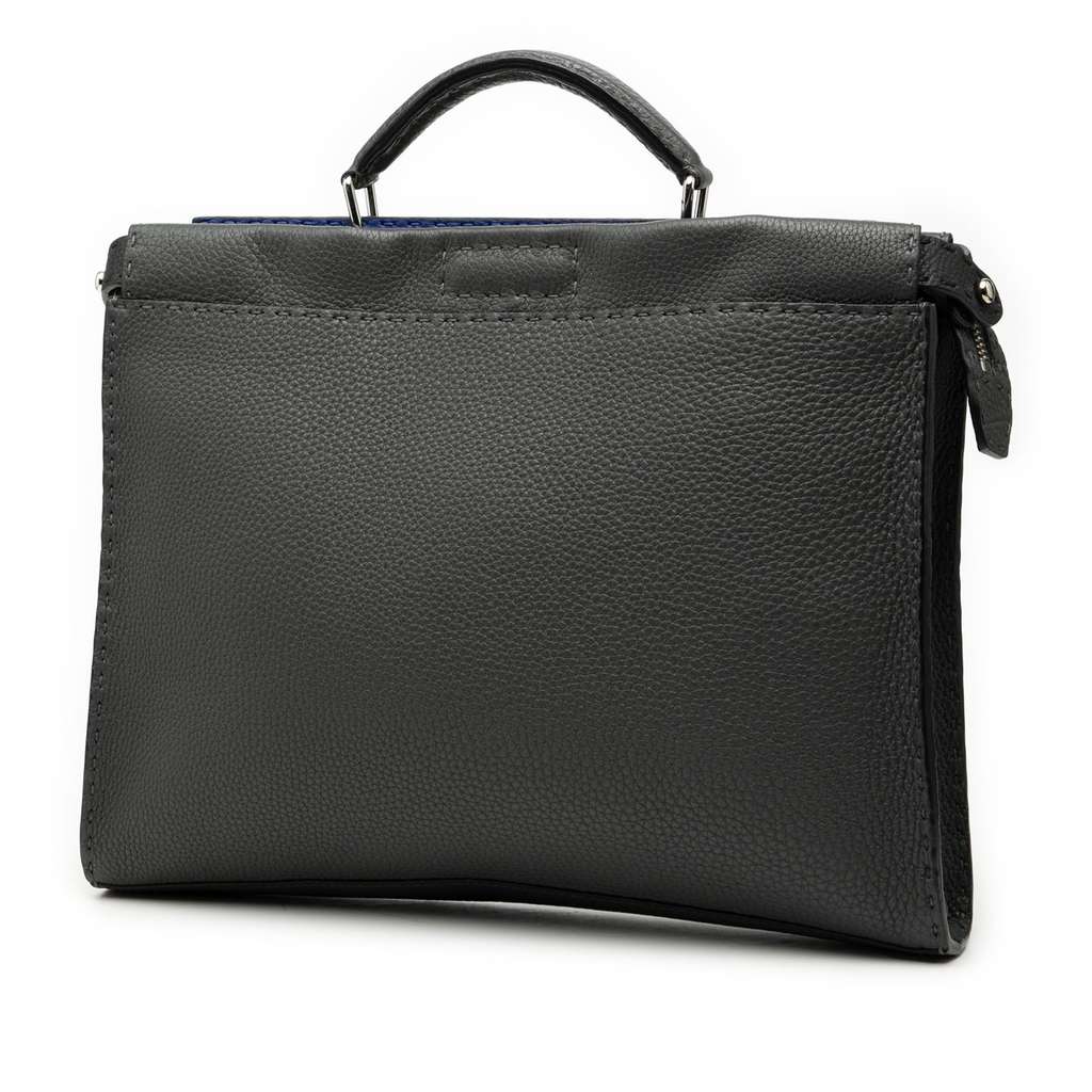 Fendi Large Leather Selleria Peekaboo Iconic Fit Bag - 2