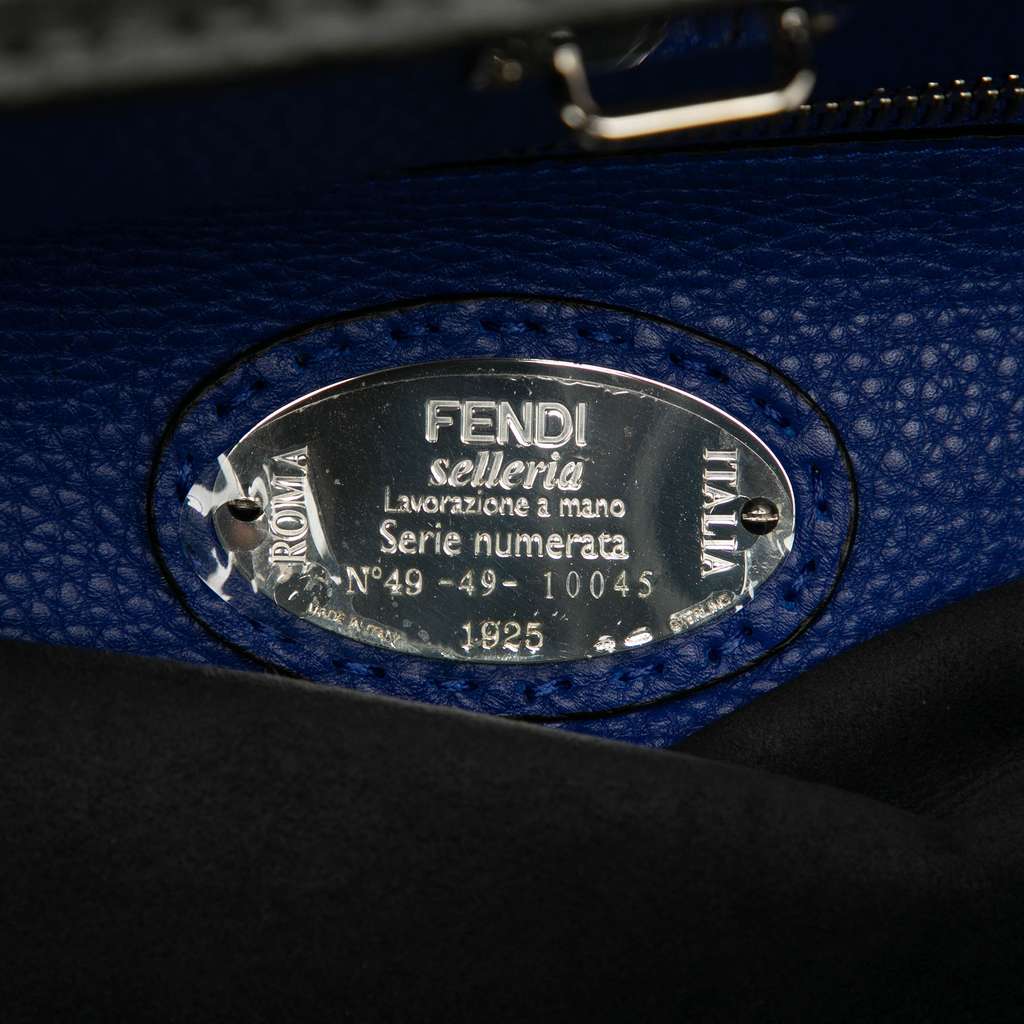 Fendi Large Leather Selleria Peekaboo Iconic Fit Bag - 5