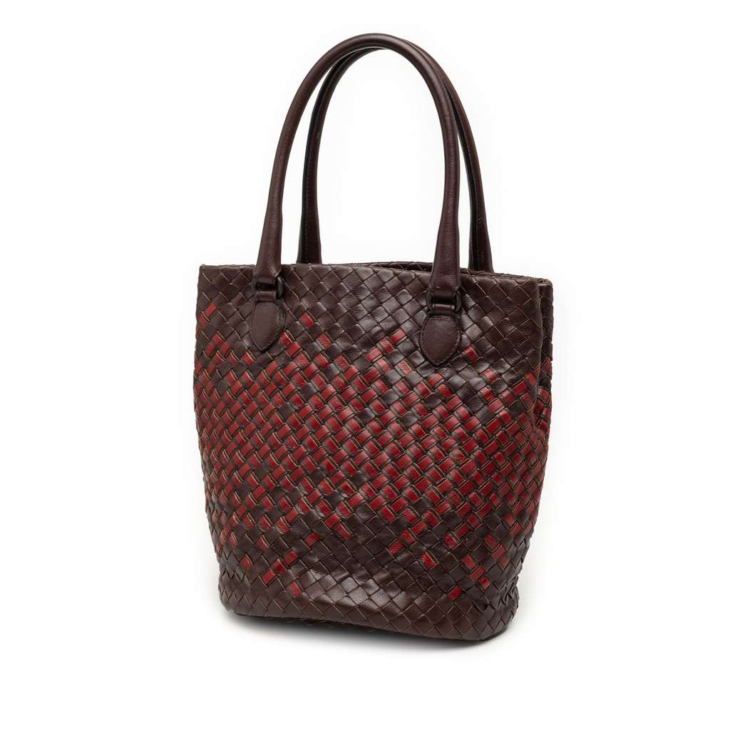 Bottega Veneta Bicolor Nappa Intrecciato Bucket Bag - 2