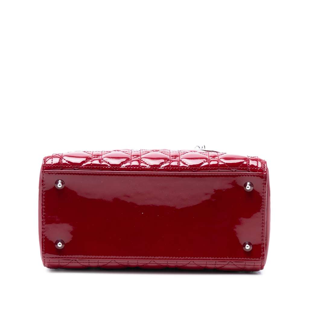 Dior Medium Patent Cannage Lady Dior - 3