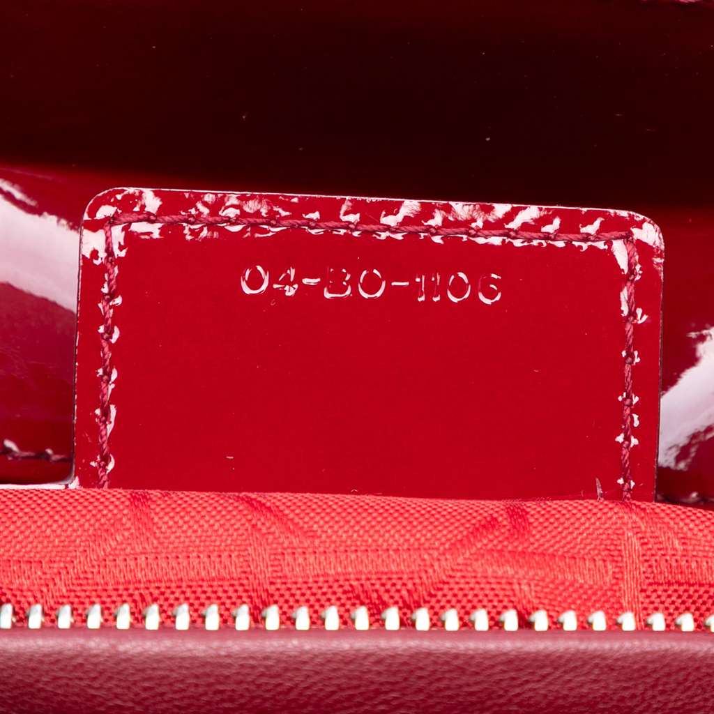 Dior Medium Patent Cannage Lady Dior - 5