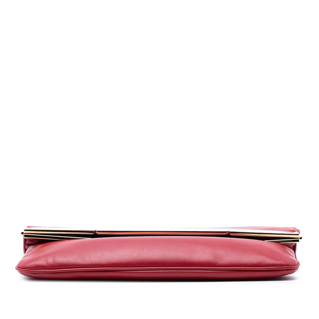 Saint Laurent Smooth Calfskin Courtney Flap Clutch - 3