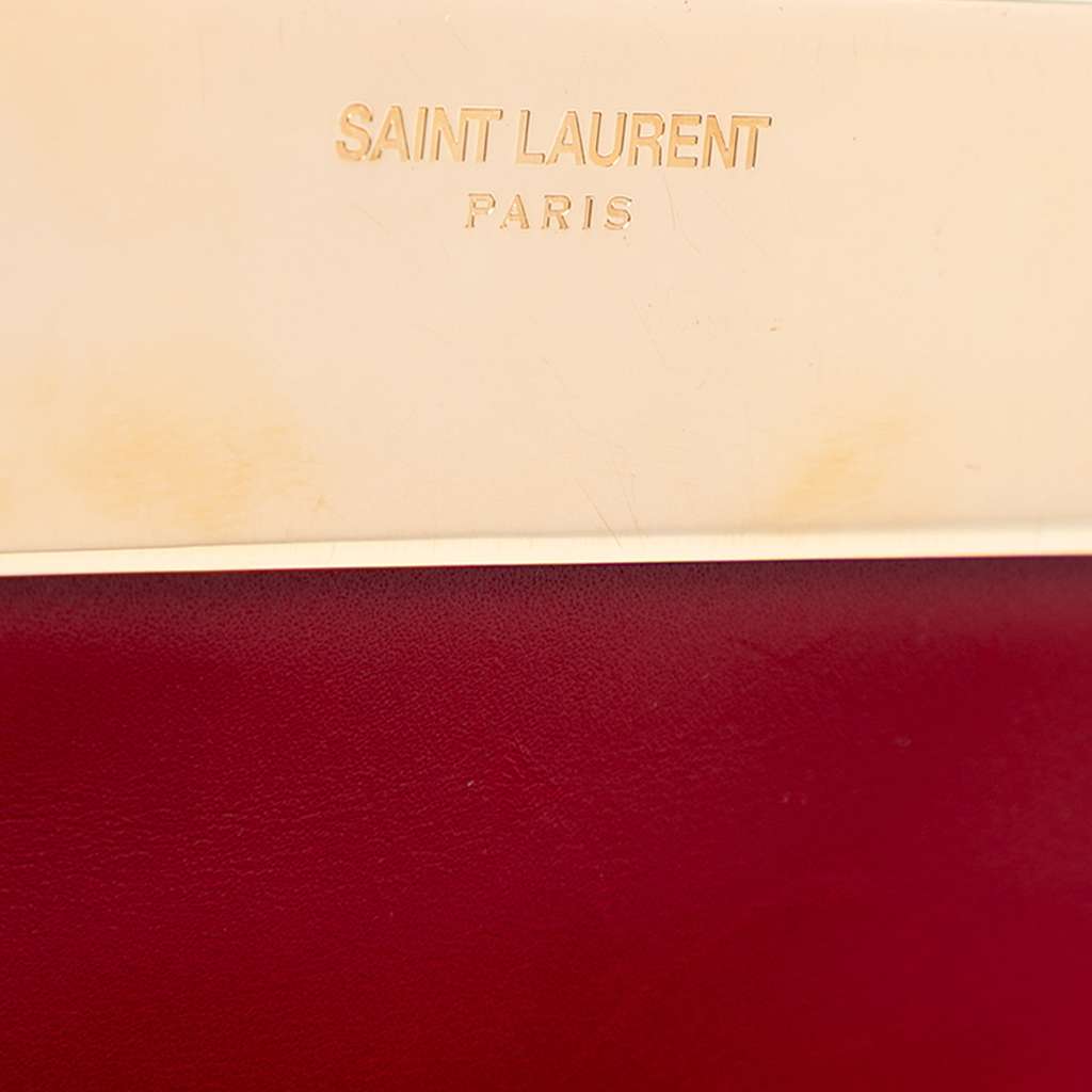 Saint Laurent Smooth Calfskin Courtney Flap Clutch - 5