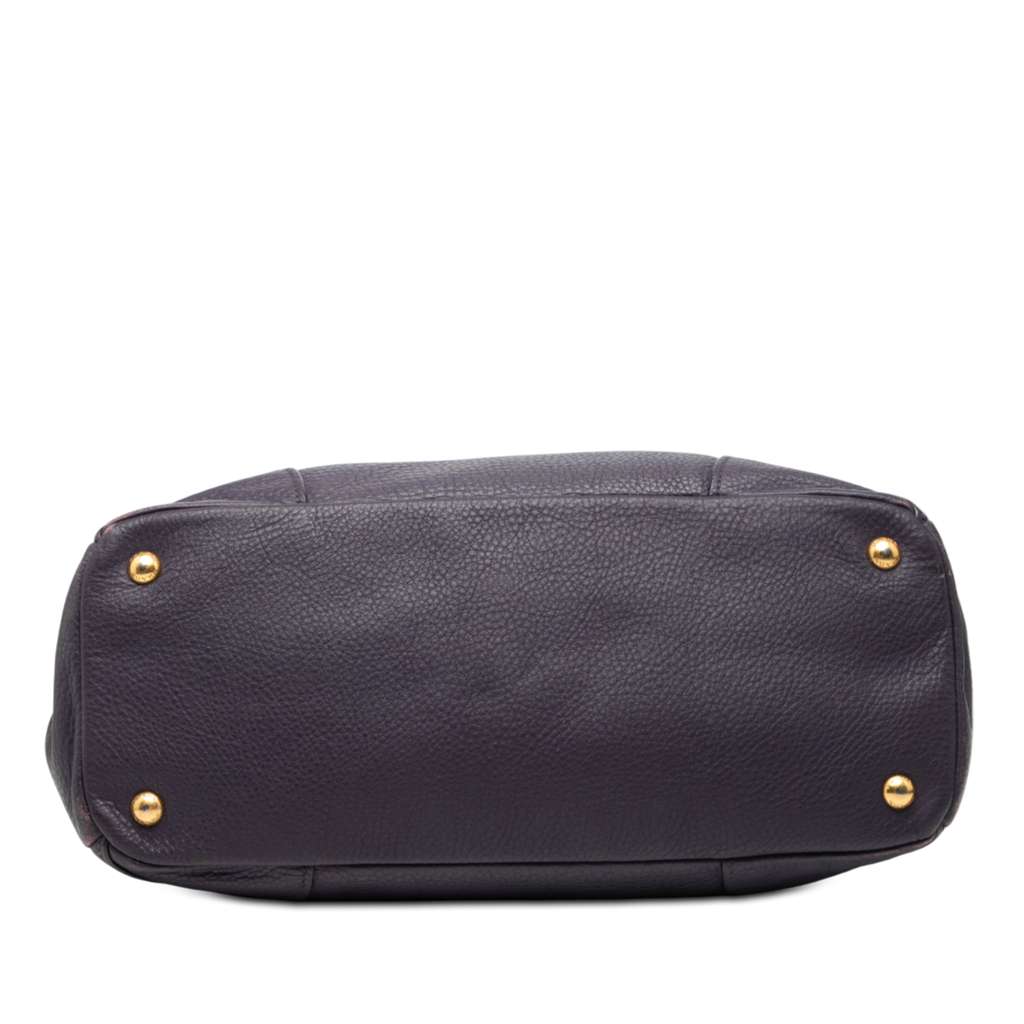 Prada Vitello Daino Front Zip Hobo - 3