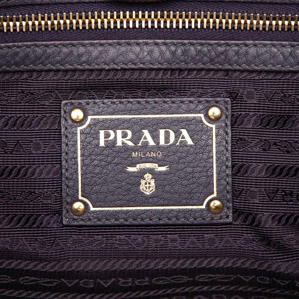 Prada Vitello Daino Front Zip Hobo - 5