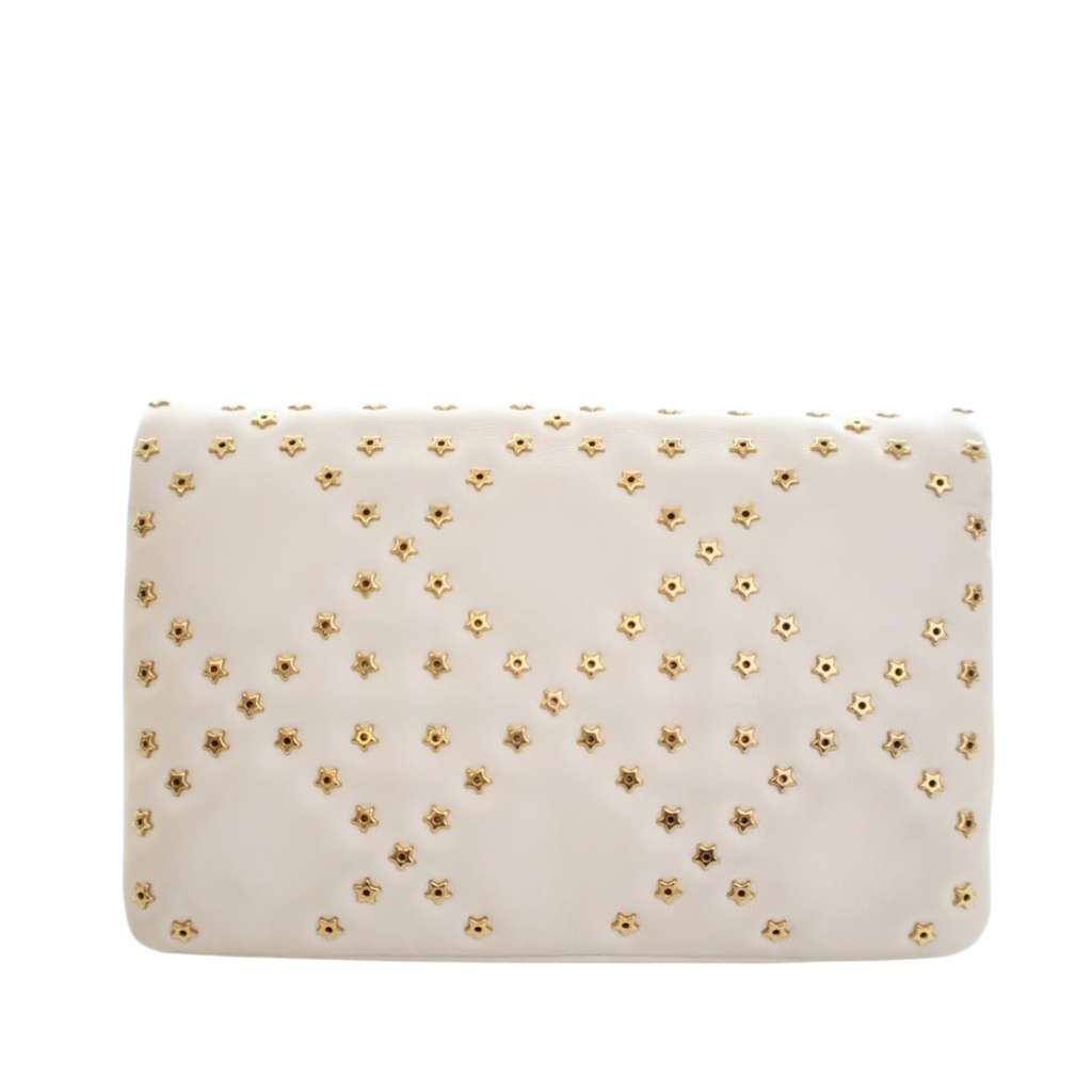 Dior Mini Lambskin Macrocannage Lucky Star Studded Caro Crossbody - 2