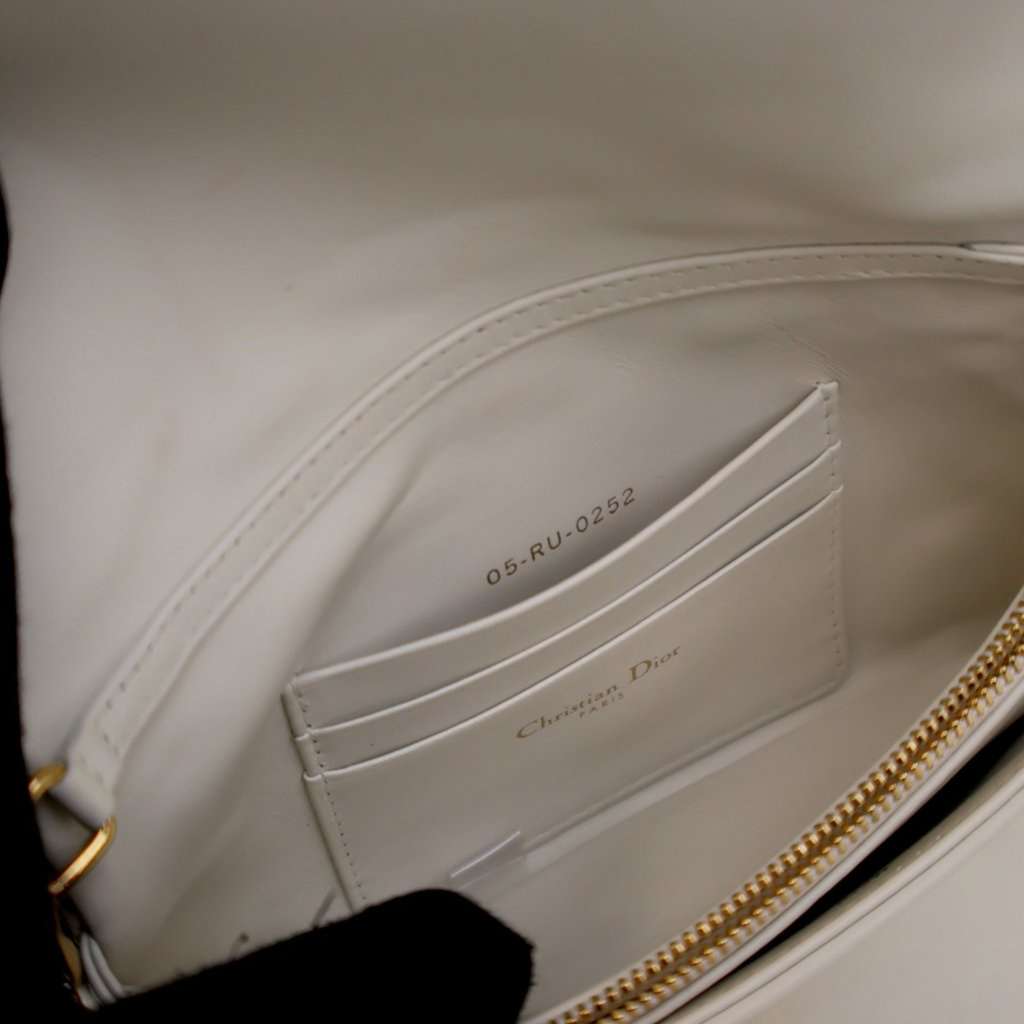 Dior Mini Lambskin Macrocannage Lucky Star Studded Caro Crossbody - 4