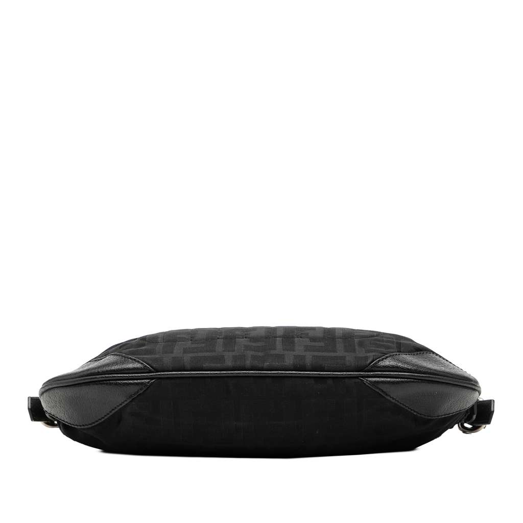 Fendi Zucca Nylon Zip Code Shoulder Bag - 3