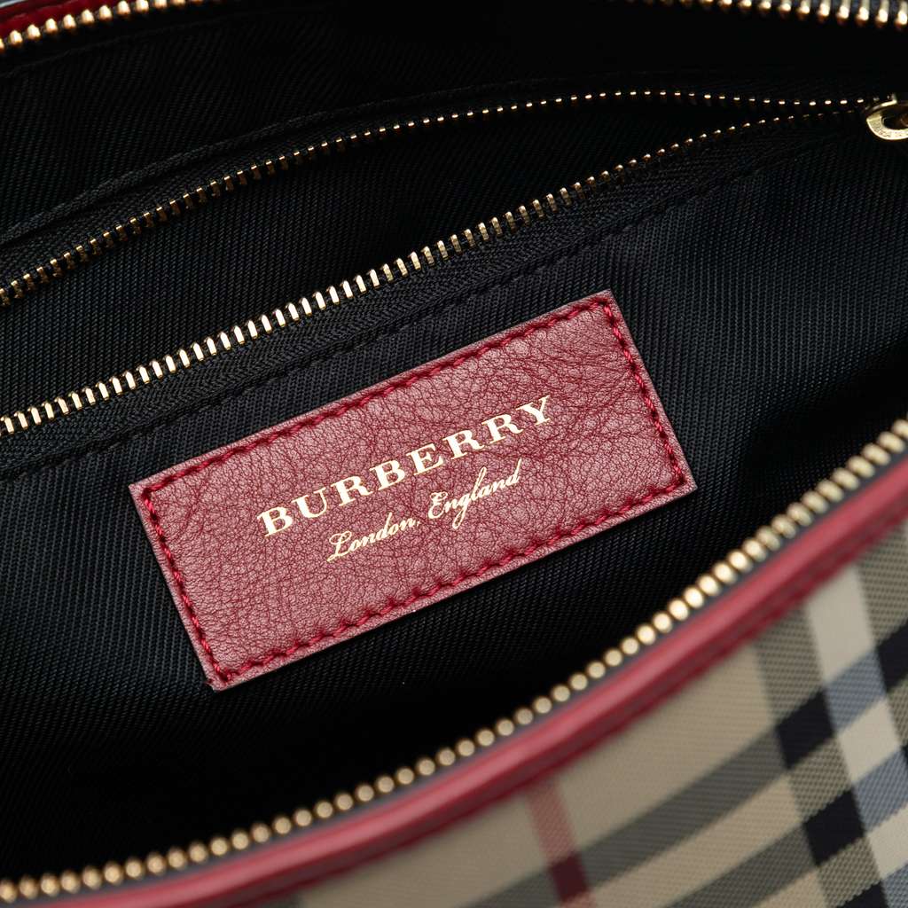 Burberry Haymarket Check Coated Canvas Chichester Crossbody - 5