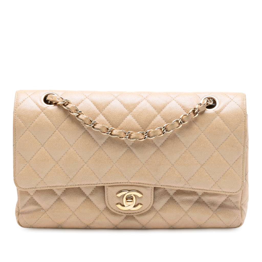 Chanel Medium Classic Iridescent Caviar Double Flap