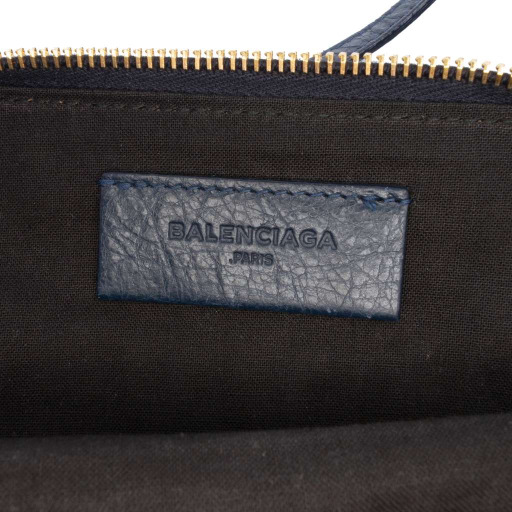 Balenciaga Lambskin Motocross Classic Phone Holder Bag - 5