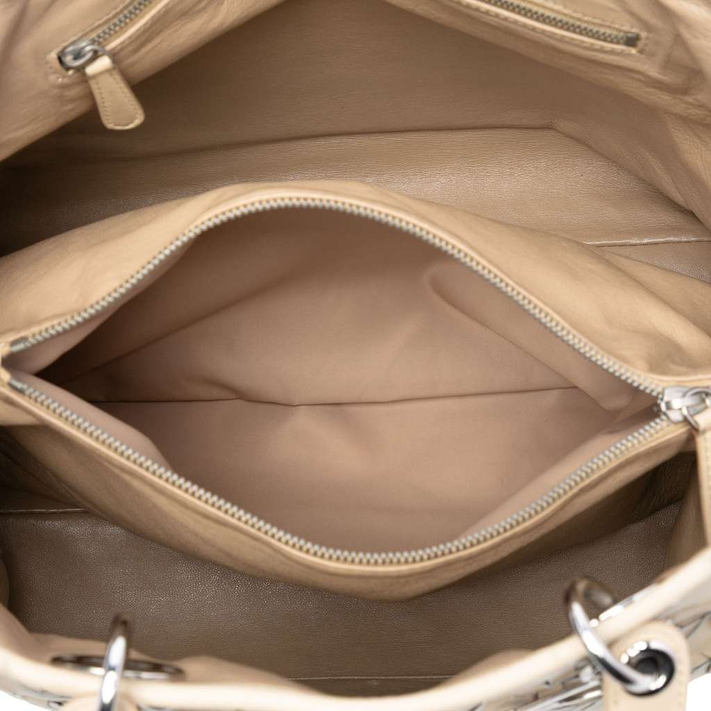 Dior Woven Lambskin Lady Dior Avenue Tote - 4