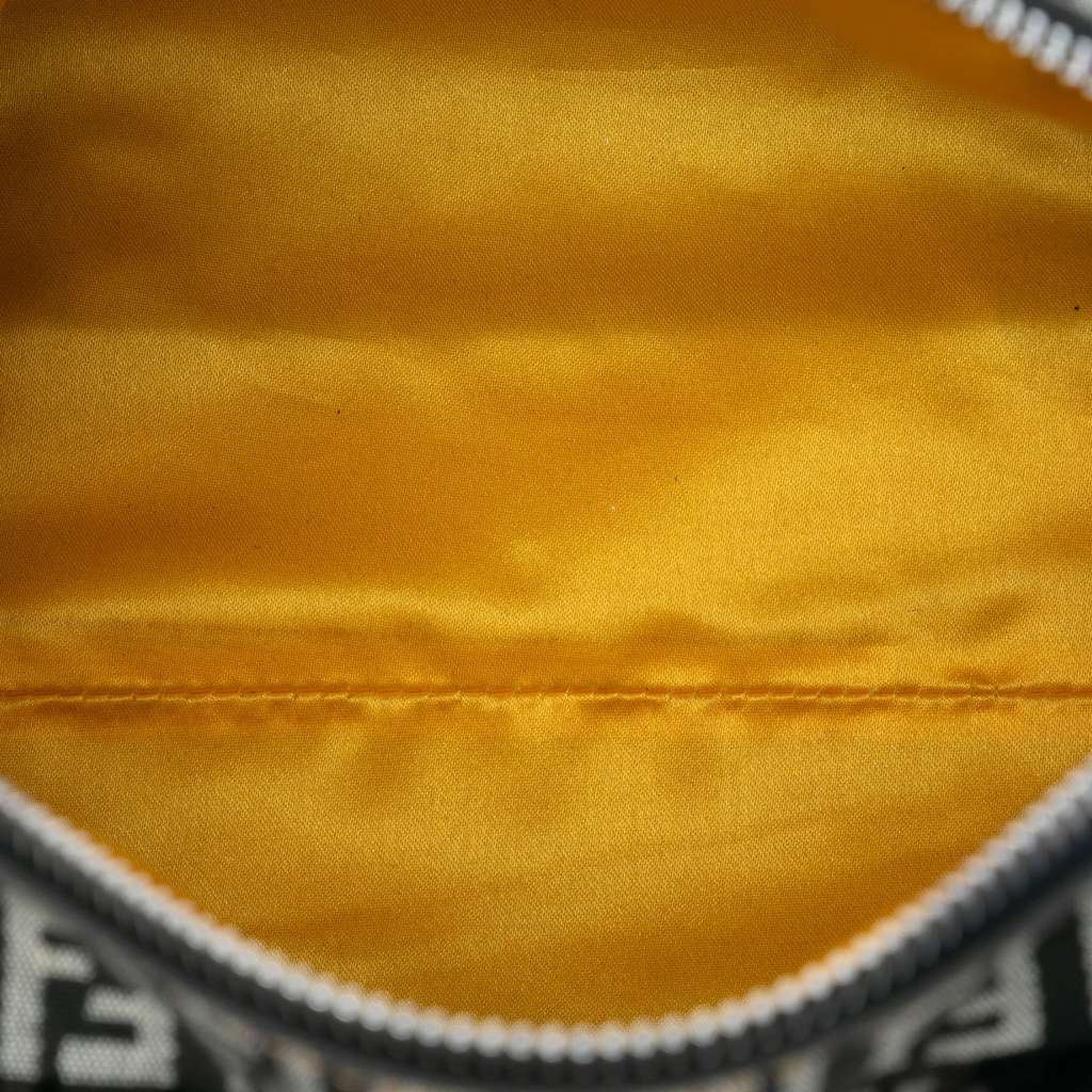 Fendi Small Zucchino Canvas Forever Bauletto Boston Bag - 4