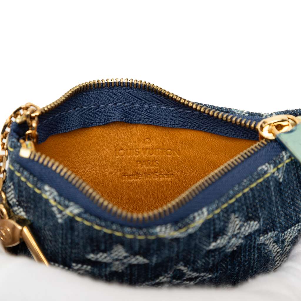 Louis Vuitton Monogram Denim Key Pouch - 5