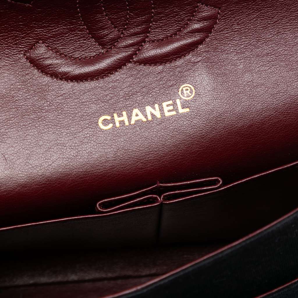 Chanel Medium Classic Jersey Bijoux Chain Double Flap - 5