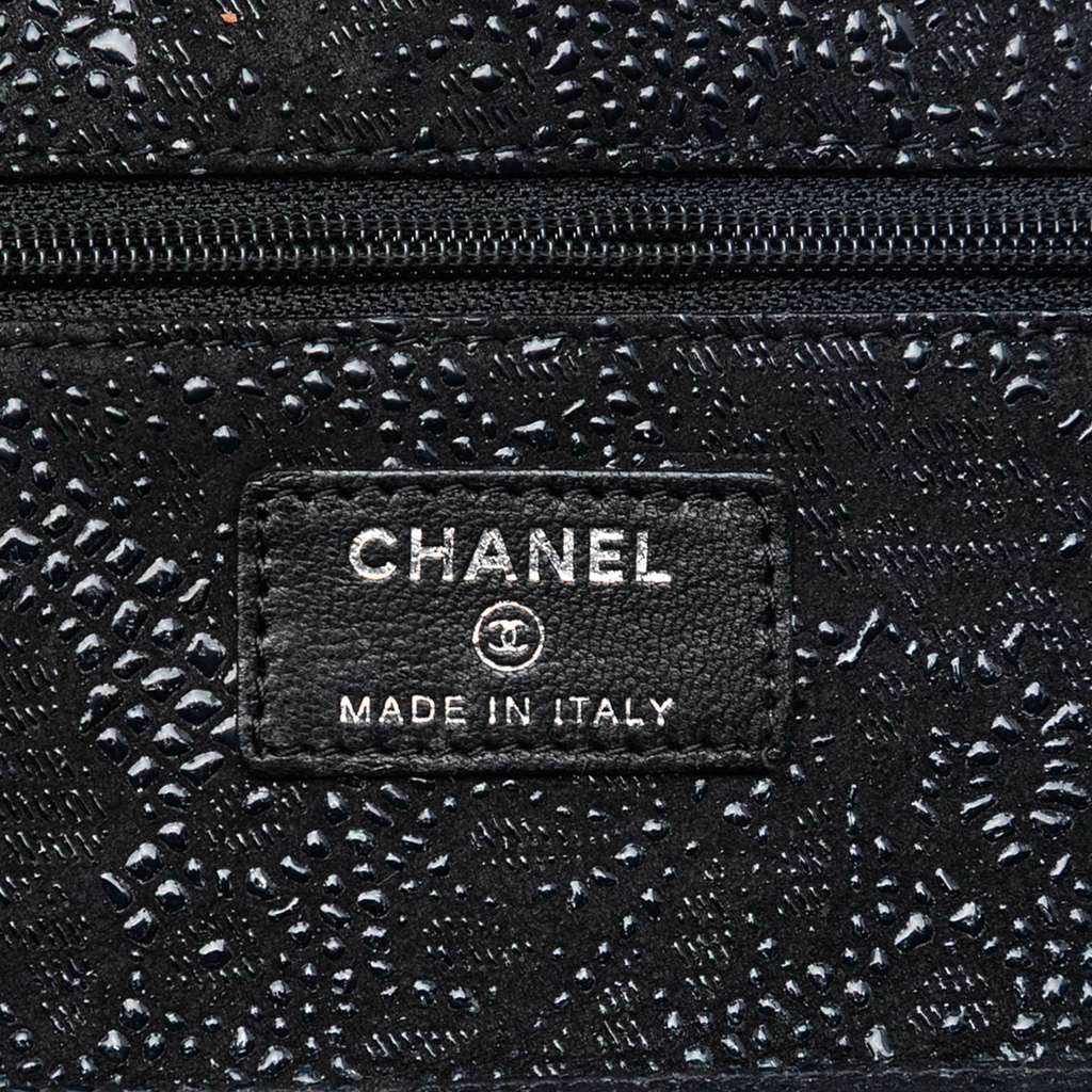 Chanel CC Lace Overlay Goatskin Wallet On Chain - 5