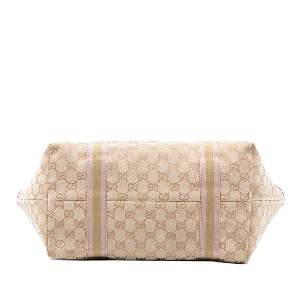 Gucci GG Canvas Jolicoeur Tote Brown Canvas Very good - Inside View