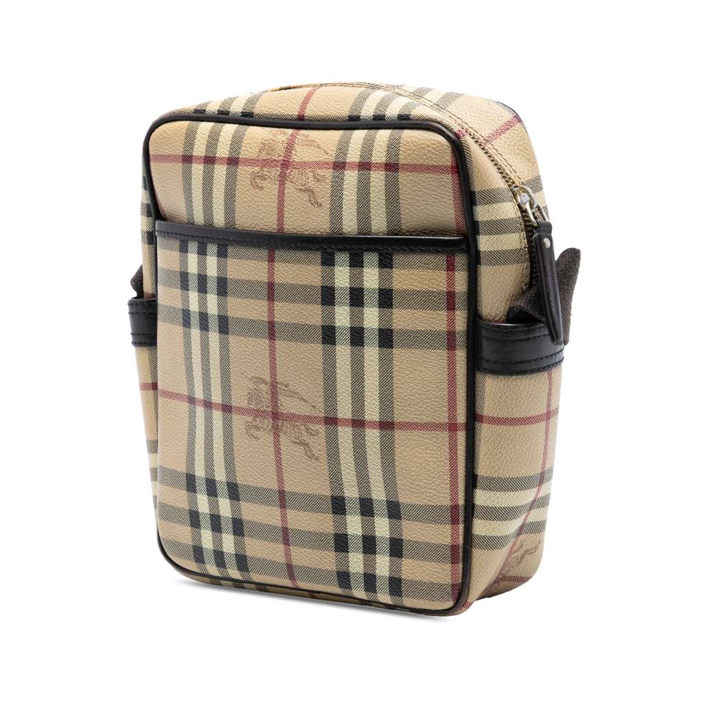 Burberry Haymarket Check Coated Canvas Crossbody - 2