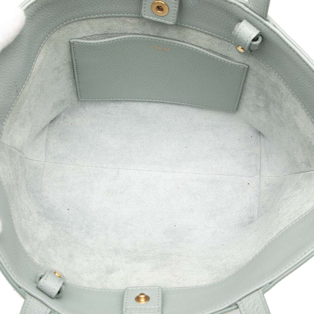 Celine Mini Grained Calfskin Cuir Triomphe Cabas Anais Tote - 4