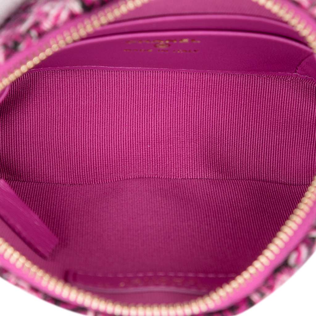 Chanel CC Tweed Houndstooth Clutch On Chain - 4