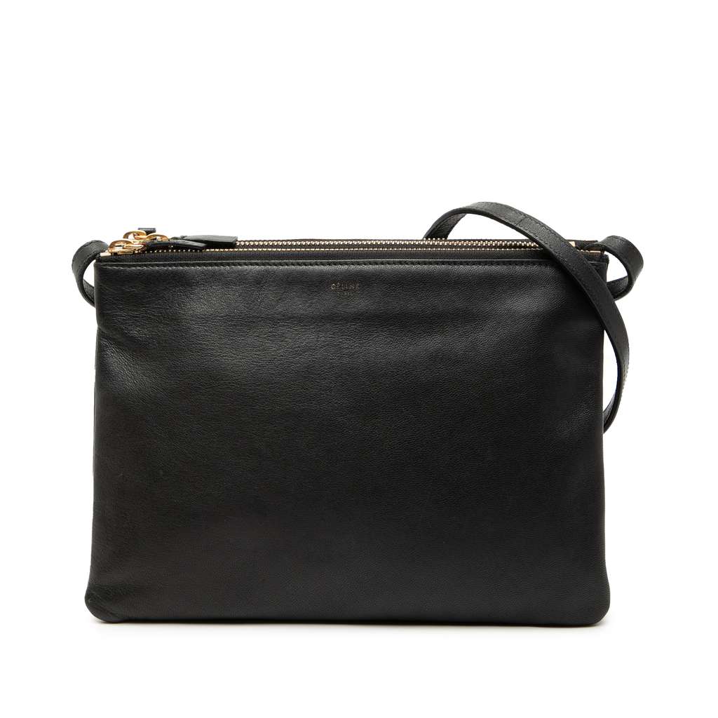 Celine Large Lambskin Trio Crossbody