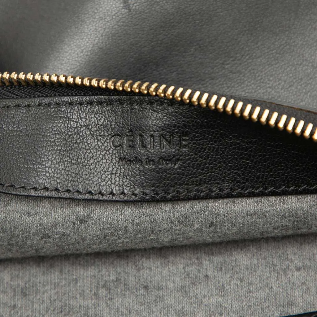 Celine Large Lambskin Trio Crossbody Black Leather Good - Box View