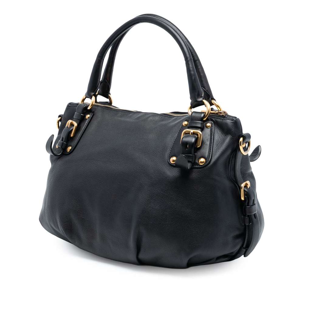 Prada Soft Calfskin Satchel - 2