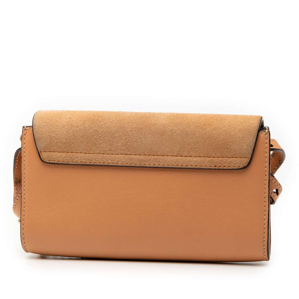 Chloé Mini Calfskin and Suede Faye Chain Crossbody - 2