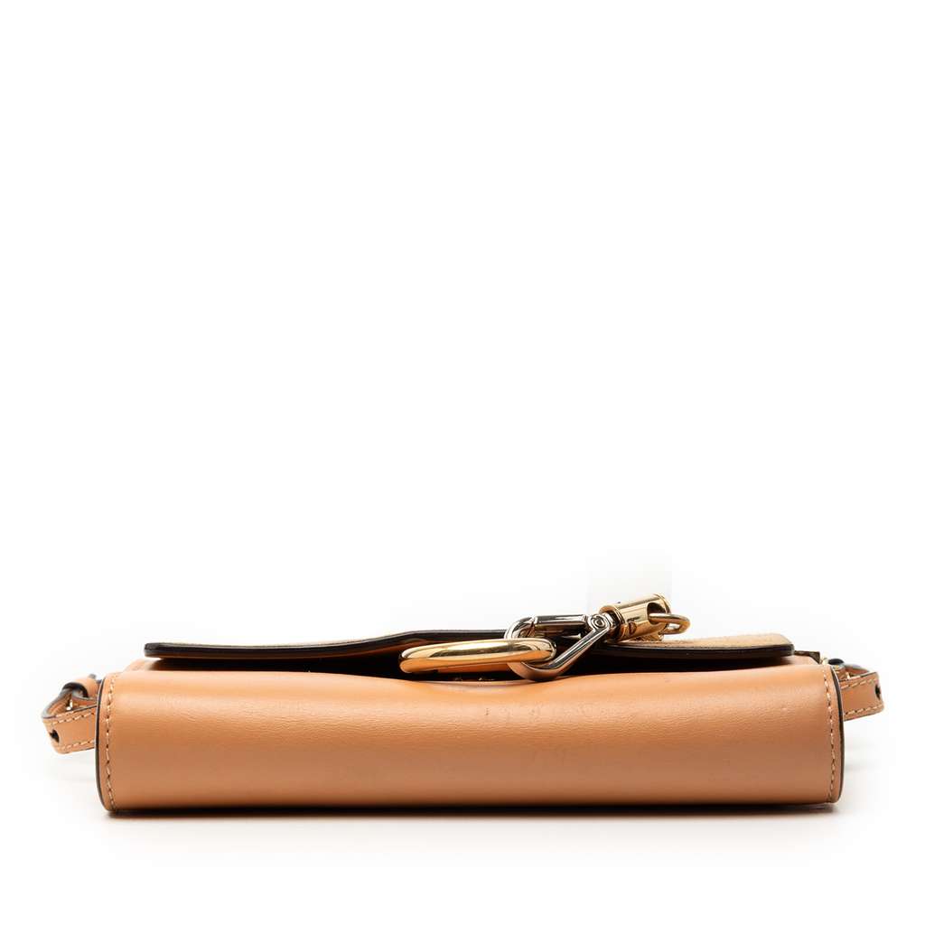 Chloé Mini Calfskin and Suede Faye Chain Crossbody - 3