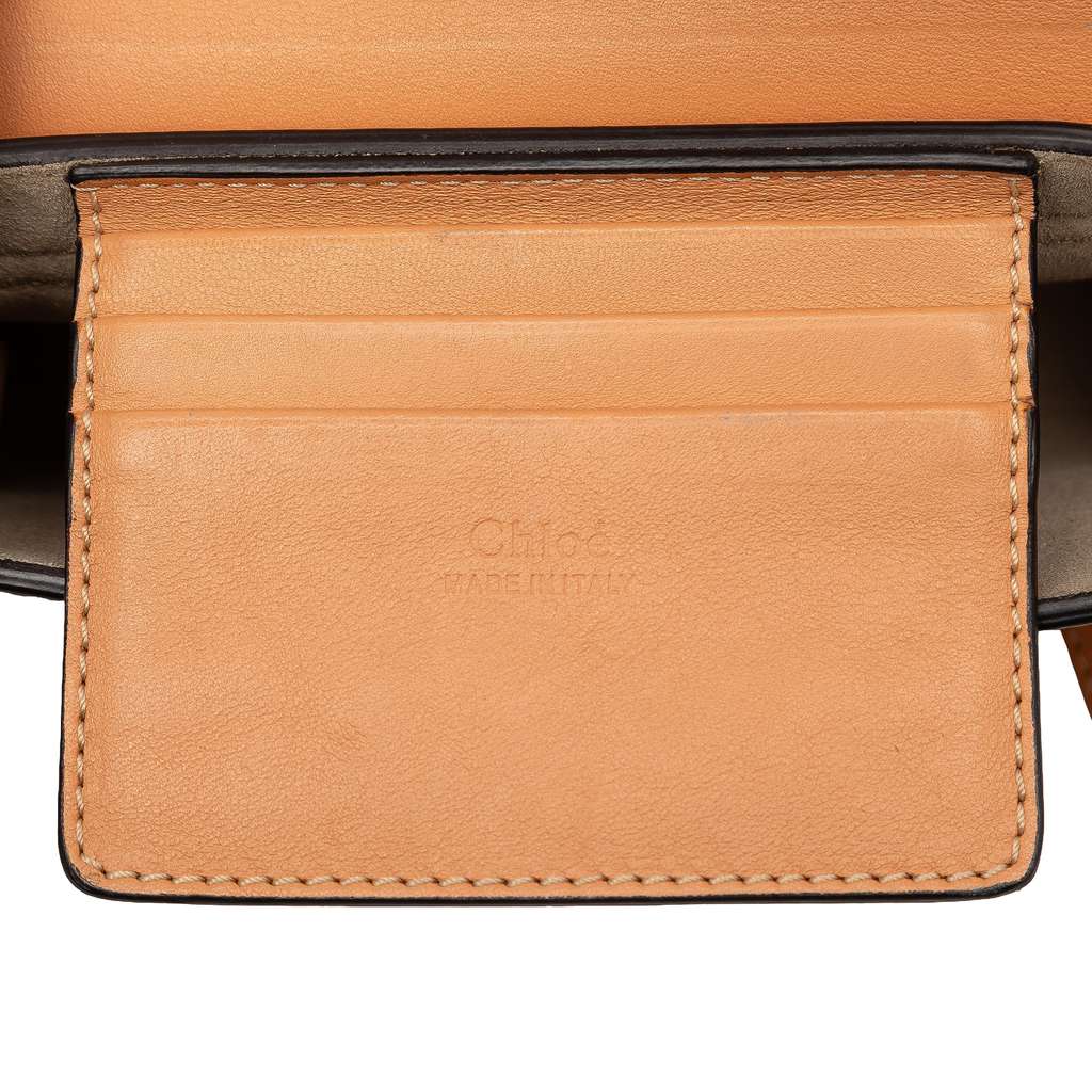 Chloé Mini Calfskin and Suede Faye Chain Crossbody - 5