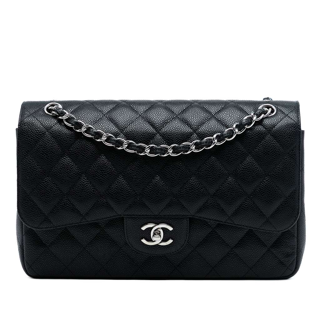 Chanel Jumbo Classic Caviar Double Flap
