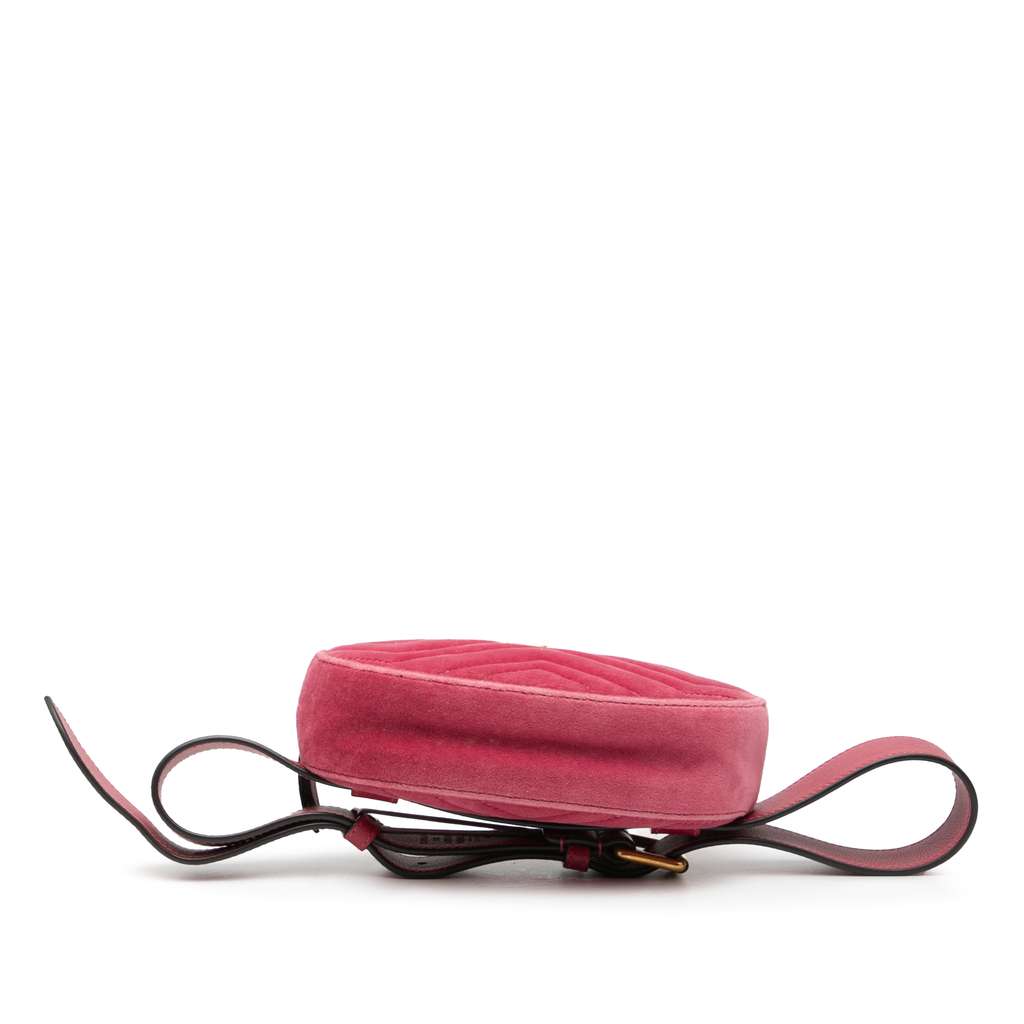 Gucci GG Marmont Matelasse Velvet Belt Bag - 3