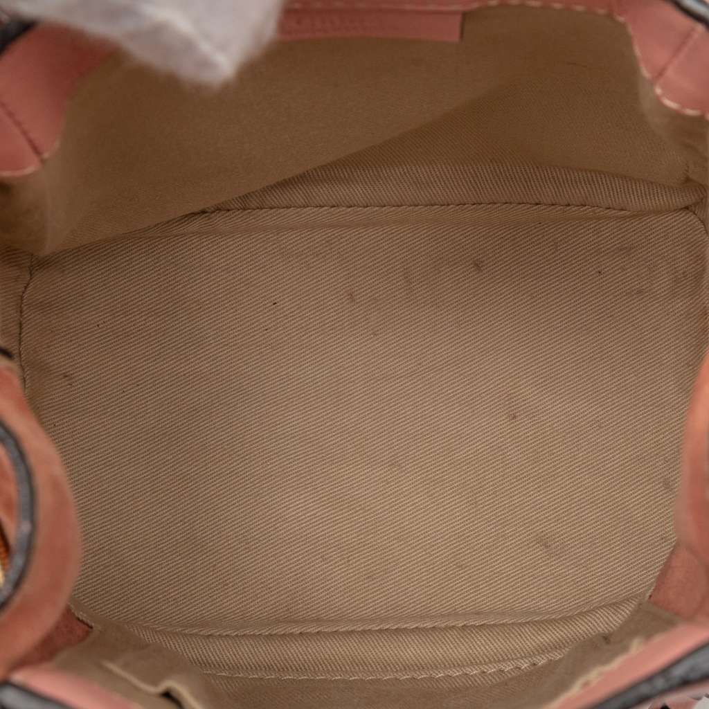 Chloé Mini Calfskin and Suede Faye Backpack - 4