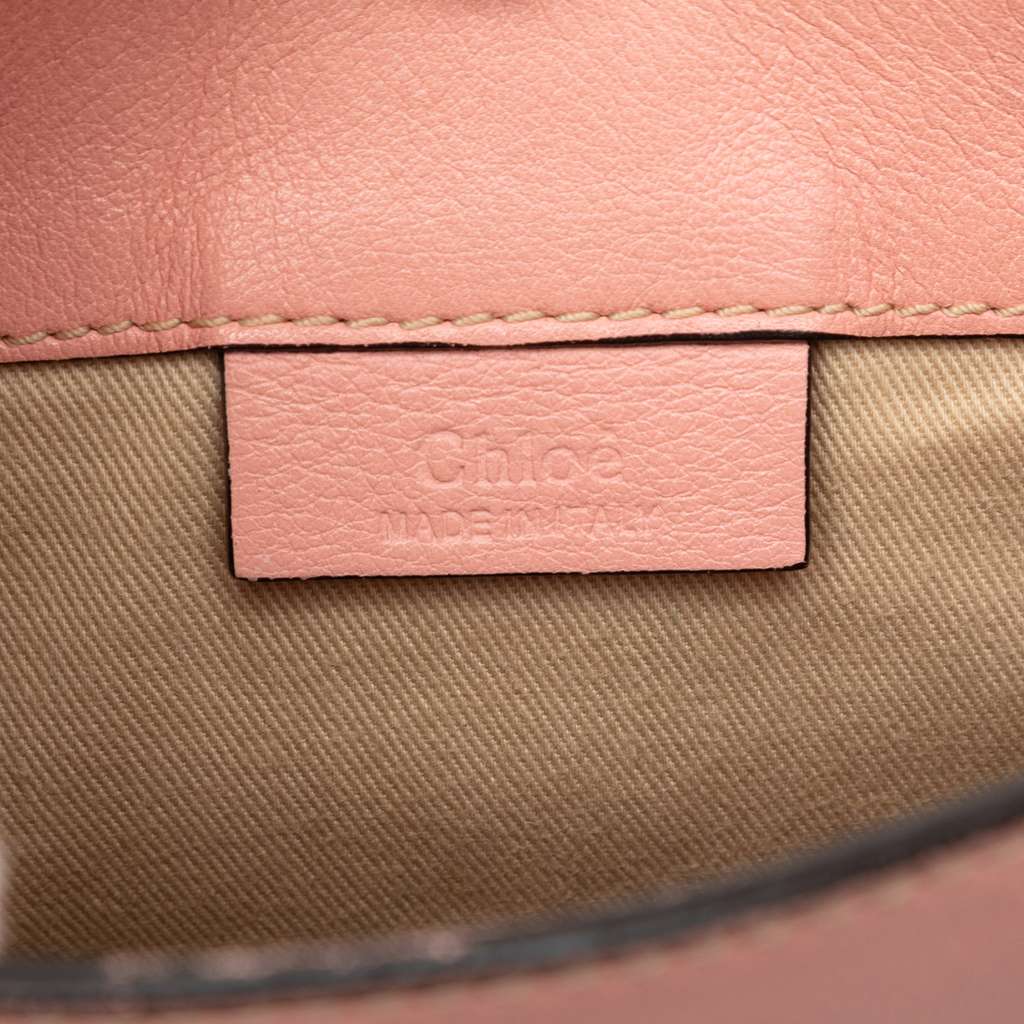 Chloé Mini Calfskin and Suede Faye Backpack - 5