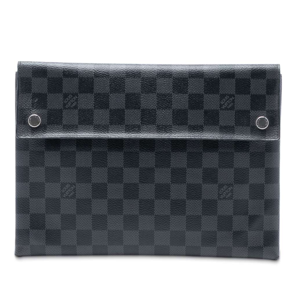 Louis Vuitton Damier Graphite Alpha Pochette GM
