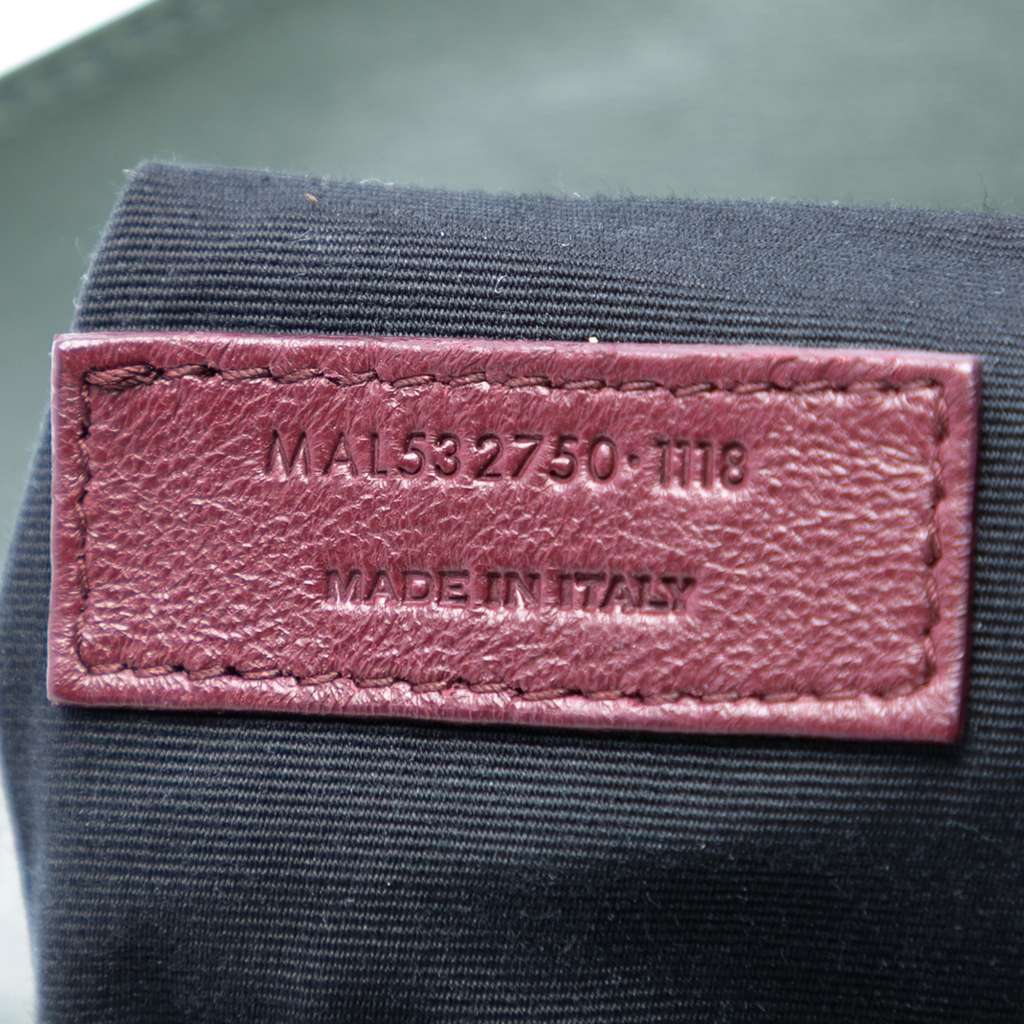 Saint Laurent Smooth Calfskin Monogram Cassandra Clasp Bag - 5