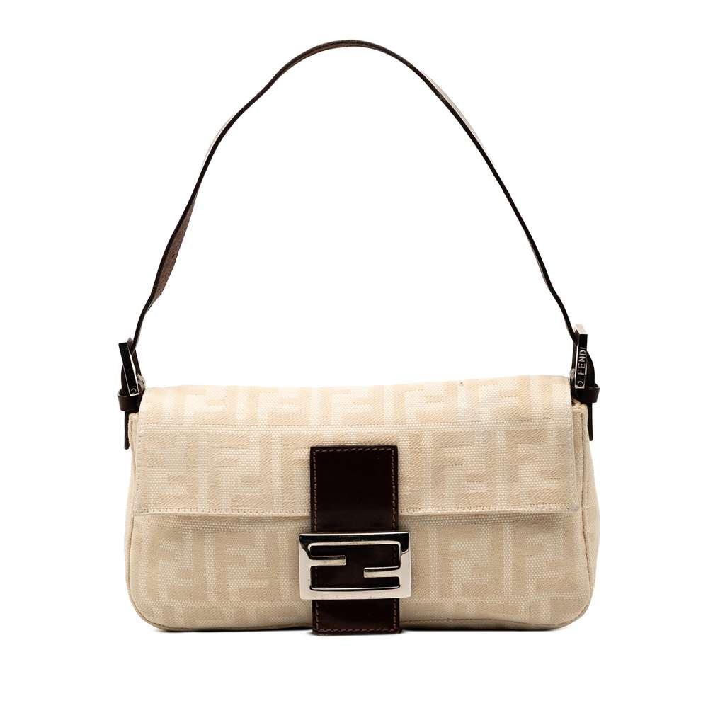 Fendi Zucca Canvas Baguette