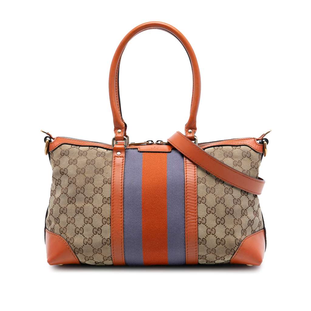 Gucci GG Canvas Web Satchel
