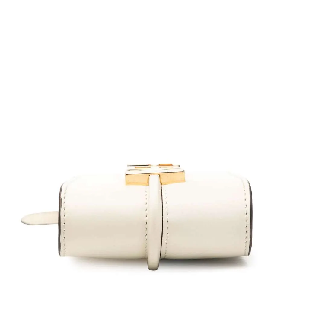 Fendi Leather Fendigraphy Phone Pouch White Leather Very good - Model View