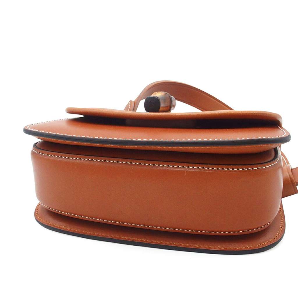 Gucci Mini Leather Bamboo 1947 Belt Bag - 3