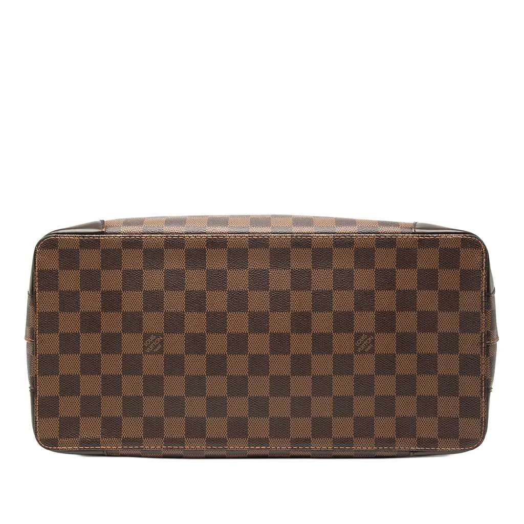 Louis Vuitton Damier Ebene Hampstead MM Brown Good - Inside View