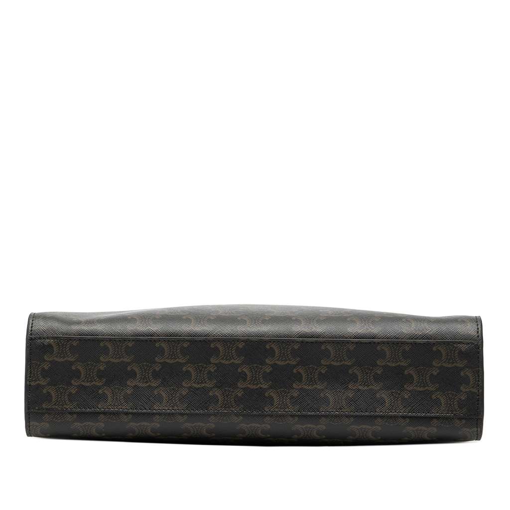 Celine Medium Triomphe Coated Canvas Vertical Cabas Tote - 3