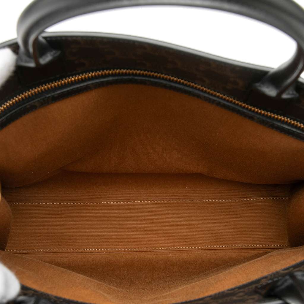 Celine Medium Triomphe Coated Canvas Vertical Cabas Tote - 4