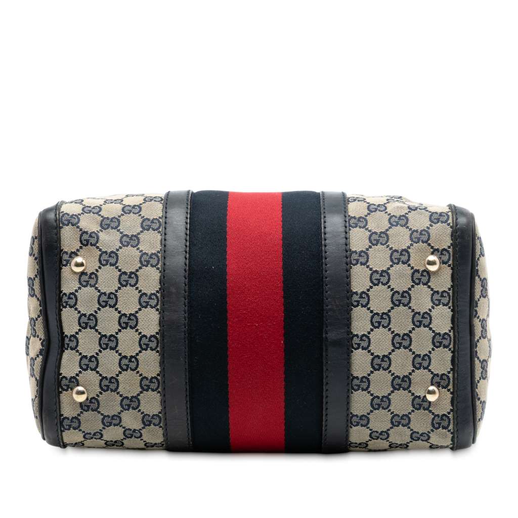 Gucci Medium GG Canvas Web Joy Boston Bag - 3