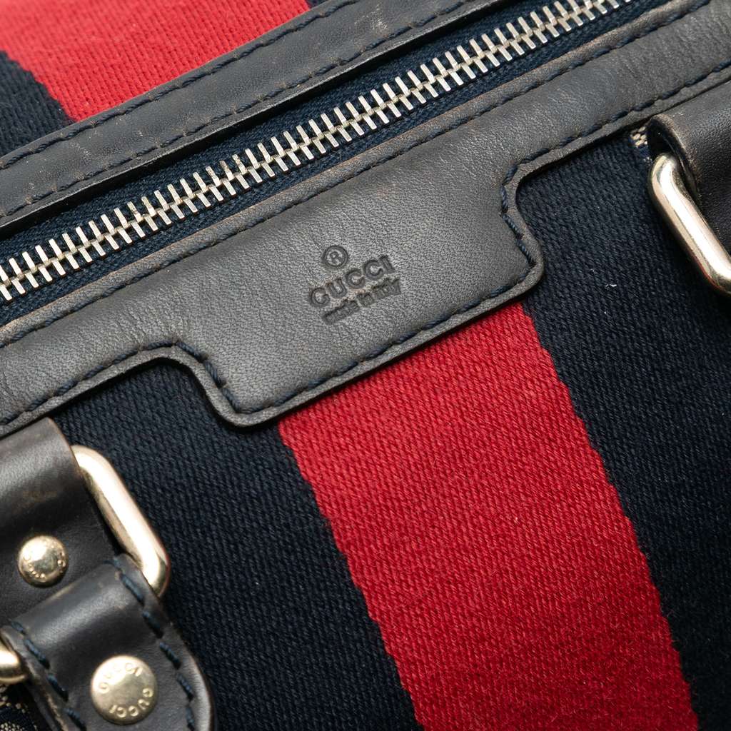 Gucci Medium GG Canvas Web Joy Boston Bag - 5