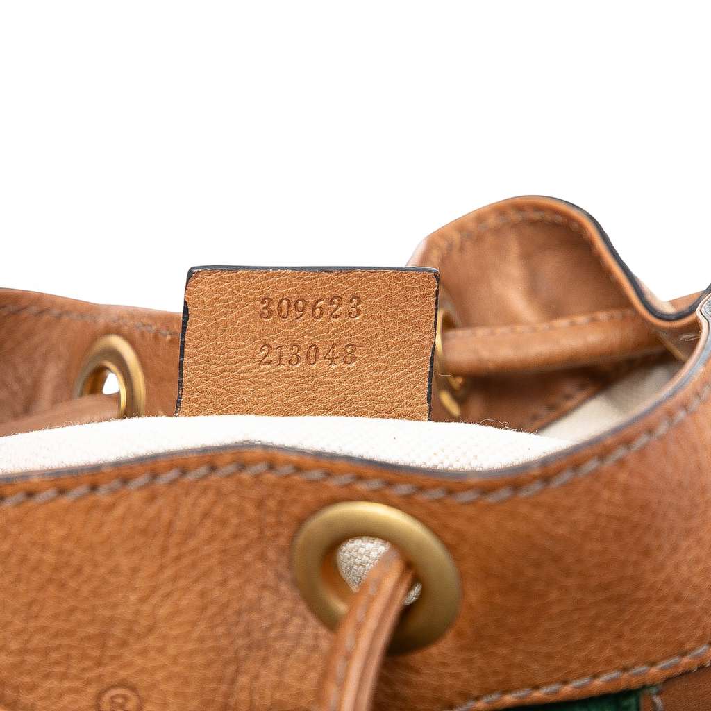 Gucci GG Canvas Web Rania Drawstring Hobo - 5